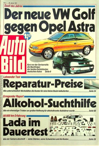 Deckblatt Auto Bild (05/1991)